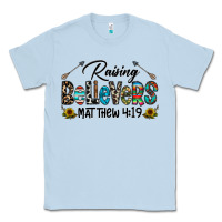 Dusty Blue raising believers Classic Tee - CowhideDigitalArt