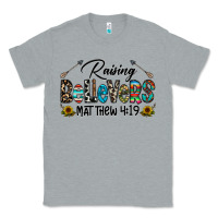 Heather Grey raising believers Classic Tee - CowhideDigitalArt