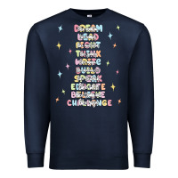 Navy jesus names believe Premium Sweatshirt - MaliasSmallBusiness