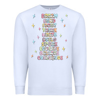 White jesus names believe Premium Sweatshirt - MaliasSmallBusiness