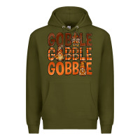 Army Green gobble with gnomies bbs Premium Hoodie - BundleAndBundleShop