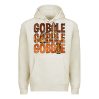 Oatmeal Heather gobble with gnomies bbs Premium Hoodie - BundleAndBundleShop