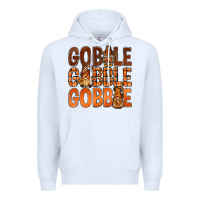 White gobble with gnomies bbs Premium Hoodie - BundleAndBundleShop