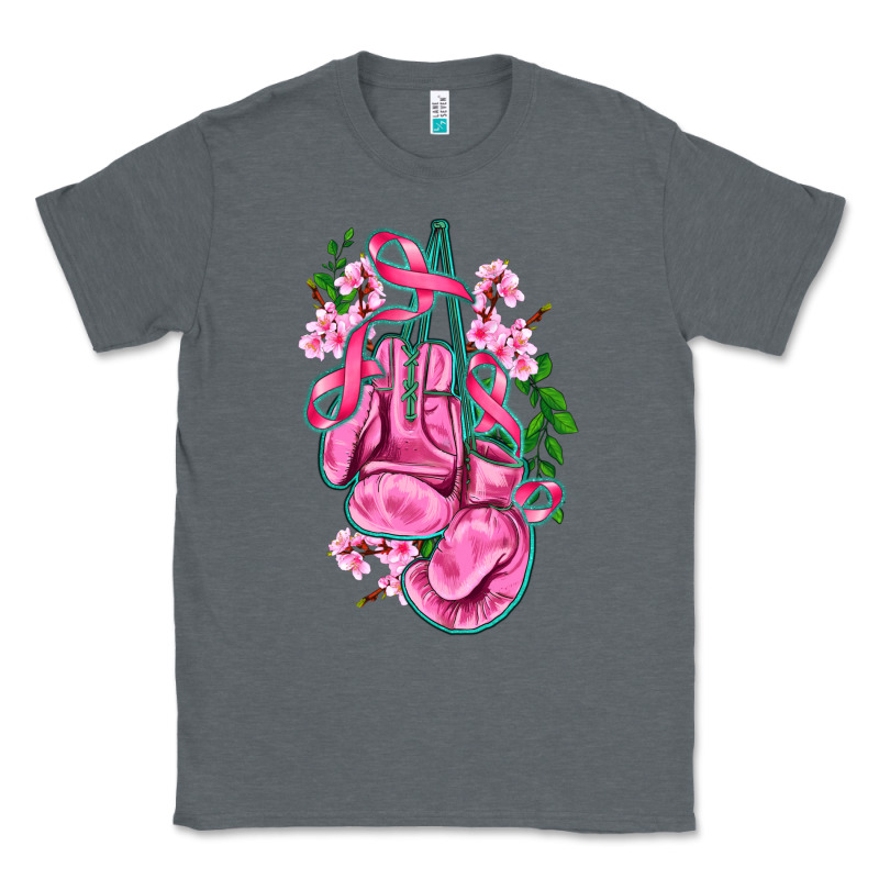 Cancer Boxing Gloves With Ribbon Classic Tee by AdoDesignShop | Teevron