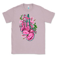 Lilac cancer boxing gloves with ribbon Classic Tee - AdoDesignShop