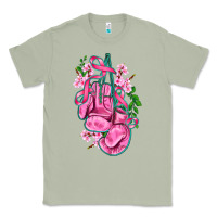 Matcha cancer boxing gloves with ribbon Classic Tee - AdoDesignShop