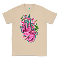 Mushroom cancer boxing gloves with ribbon Classic Tee - AdoDesignShop