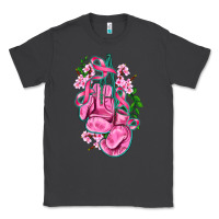 Smoke cancer boxing gloves with ribbon Classic Tee - AdoDesignShop