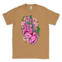 Toasted Coconut cancer boxing gloves with ribbon Classic Tee - AdoDesignShop