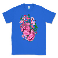 True Royal cancer boxing gloves with ribbon Classic Tee - AdoDesignShop