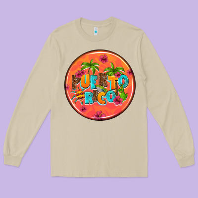 Puerto Rico Coasters Long Sleeve Tee Designed By Adodesignshop