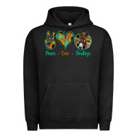 Pigment Black Peace Love Donkeys Urban Hoodie - Bettercallsaul