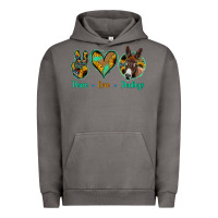 Pigment Tornado Peace Love Donkeys Urban Hoodie - Bettercallsaul