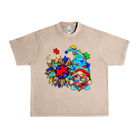 French Oak autism sunflower gnome Urban Heavy Tee - Zillion Design Studio