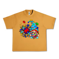 Peanut Butter autism sunflower gnome Urban Heavy Tee - Zillion Design Studio