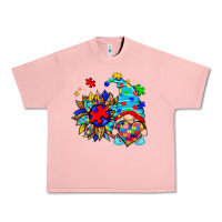 Salmon autism sunflower gnome Urban Heavy Tee - Zillion Design Studio