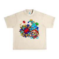 Sandshell autism sunflower gnome Urban Heavy Tee - Zillion Design Studio