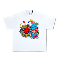 White autism sunflower gnome Urban Heavy Tee - Zillion Design Studio