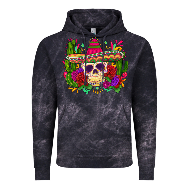 Mexican Skull Vintage Hoodie by Zillion Design Studio | Teevron