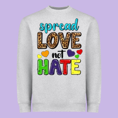 Heavyweight Sweatshirt spread love not hate