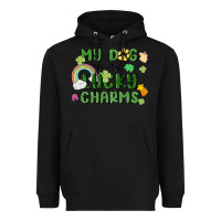 Black my dog is my lucky charms Heavyweight Hoodie - MaliasSmallBusiness