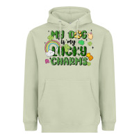 Matcha my dog is my lucky charms Heavyweight Hoodie - MaliasSmallBusiness
