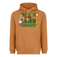 Meerkat my dog is my lucky charms Heavyweight Hoodie - MaliasSmallBusiness