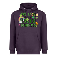 Plum my dog is my lucky charms Heavyweight Hoodie - MaliasSmallBusiness