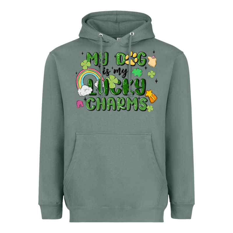 My Dog Is My Lucky Charms Heavyweight Hoodie by MaliasSmallBusiness | Teevron