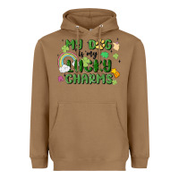 Toasted Coconut my dog is my lucky charms Heavyweight Hoodie - MaliasSmallBusiness