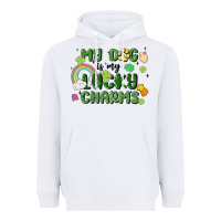 White my dog is my lucky charms Heavyweight Hoodie - MaliasSmallBusiness