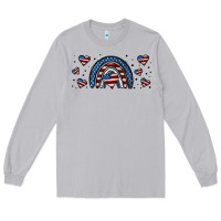 Moon Dust american flag rainbow 16oz libbey cup Long Sleeve Tee - HRA Design Shop