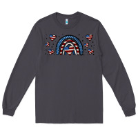 Smoke american flag rainbow 16oz libbey cup Long Sleeve Tee - HRA Design Shop