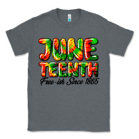 Charcoal Heather juneteenth free ish since 1865 Classic Tee - HRA Design Shop