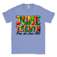 Colony Blue juneteenth free ish since 1865 Classic Tee - HRA Design Shop