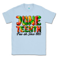 Dusty Blue juneteenth free ish since 1865 Classic Tee - HRA Design Shop