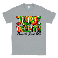 Heather Grey juneteenth free ish since 1865 Classic Tee - HRA Design Shop