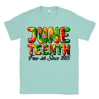 Seafoam juneteenth free ish since 1865 Classic Tee - HRA Design Shop