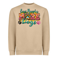 Mushroom less people more dogs paw zillion Heavyweight Sweatshirt - Zillion Design Studio