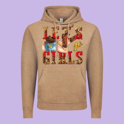 Lets Go Girls Tbw Vintage Hoodie Designed By Texasbilliewilder