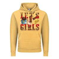 Vintage Mustard lets go girls tbw Vintage Hoodie - texasbilliewilder