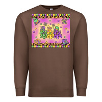 Chestnut mardi gras bead dogs Premium Sweatshirt - MaliasSmallBusiness