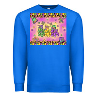True Royal mardi gras bead dogs Premium Sweatshirt - MaliasSmallBusiness