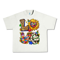 Pistachio autism love Urban Heavy Tee - Zillion Design Studio