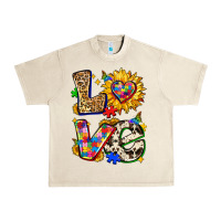 Sandshell autism love Urban Heavy Tee - Zillion Design Studio