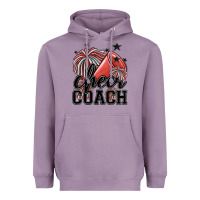 Lavender cheer coach Heavyweight Hoodie - MaliasSmallBusiness