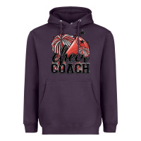 Plum cheer coach Heavyweight Hoodie - MaliasSmallBusiness