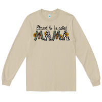 Mushroom blessed to be called mama Long Sleeve Tee - CowhideDigitalArt
