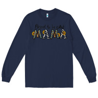 Navy blessed to be called mama Long Sleeve Tee - CowhideDigitalArt