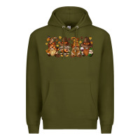 Army Green thanksgiving gnomies bbs Premium Hoodie - BundleAndBundleShop